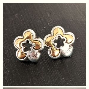 ISO: Brighton hope engraved flower earrings